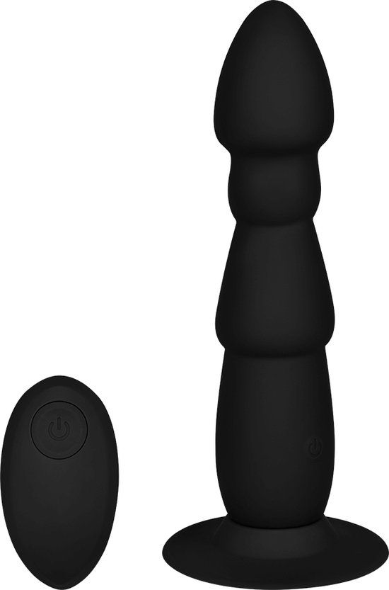 EIS, anale vibrator met radiografische afstandsbediening, 20 cm, siliconen, natuurlijk, 42 mm
