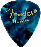 Fender Picks 351 Ocean Turq heavy 12er Set Premium Celluloid - Plectrum set