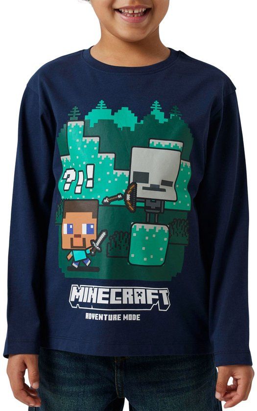 Name It Minecraft LS Shirt Junior - Maat 146/152