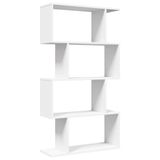 vidaXL Boekenkast Wit Hout 70x24x129 cm
