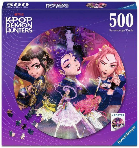 Ravensburger K-Pop Demon Hunters Legpuzzel 500 stukjes