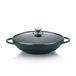 Kela Kerros wokpan - 32 cm - Zwart - Met deksel