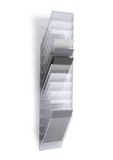 Durable Flexiboxx Tijdschrifthouder Transparant 24 x 13,5 x 111,5 cm