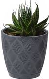 Form Plastic New Age Plantenpot - Antraciet - Kunststof - Rond - D23 x H21 cm
