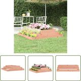 vidaXL Plantenbak 110x110x27 cm massief douglashout
