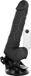 BASECOCK - Vibrador Realístico Control Remoto Black con Testículos 19.5 cm -o- 4 cm