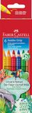 FABER-CASTELL Set kleurpotloden Jumbo Grip, 6-delig in kartonnen doosje