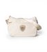 Blauer Witte nylon schoudertas