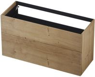 INK - Onderkast 2 Laden Push To Bestaande Uit: - 1200x450x650 Mm - Ash Grey Fineer