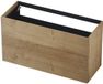 INK - Onderkast 2 Laden Push To Bestaande Uit: - 1200x450x650 Mm - Ash Grey Fineer