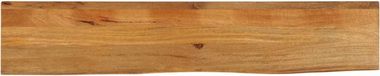 vidaXL Tafelblad met natuurlijke rand 140x30x2,5 cm massief mangohout