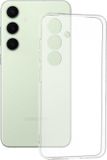Techsuit Hoesje geschikt voor Samsung Galaxy S25 - Clear Silicone Back Cover - Transparant