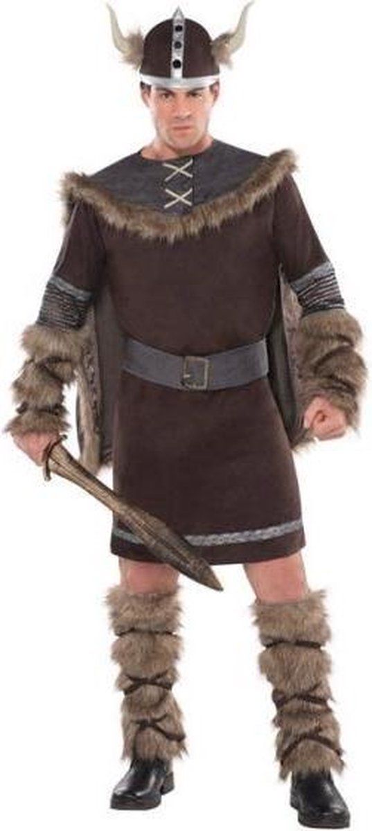 Amscan Kostuum Viking Warrior Bruin Maat L/XL
