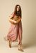 Sissy-Boy Roze maxi jurk met print
