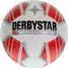 Derbystar Voetbal Volwassenen - rood/wit - Maat 5 - Polyurethaan