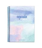 Schoolkalender PaperTrac Schoolkalender 22-23 - Watercolor - Dagpagina - A6-12 x 16 cm - Spaans-Catalaans-Baskisch-Engels-Franstalig