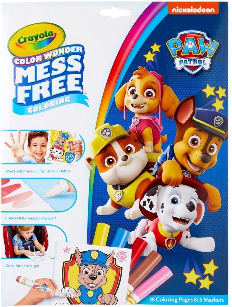 crayola Farbwunder Chaos Free Schilderset Paw Patrol