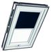 Store occultant avec rails de guidage, couleur bleu, dimensions 55 x 98 cm