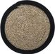 Secret de Gourmet Tafel Placemat - zeegras naturel/zwart - rond - 39 cm