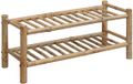 vidaXL Schoenrek - 68 x 28 x 30 cm - Bamboe - Naturel
