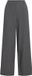 Vila Broek Vivarone Pattern Hw Wide Pant - Noo 14089556 Dark Grey Melange/cloud Dancer Pins Dames Maat - W34