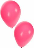 Bellatio Decorations party ballonnen - 50x stuks - roze - 27 cm