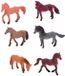 Sans marque Chevaux, 6 pièces.
