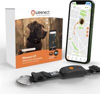 Weenect XT - GPS Tracker voor honden - Inclusief Stevige JK9 Halsband - Zwart