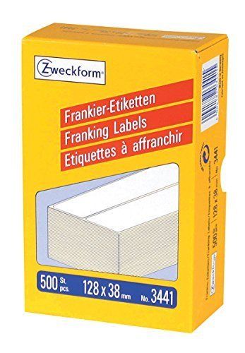Avery Frankeeretiketten - wit - 128,0 x 38,0 mm - permanent klevend