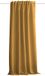 HOMEbasics Akoestisch gordijn, effen, bescherming tegen lawaai, hitte, kou en tocht, verduisterend, curry, 245 x 135 cm