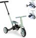 Billy Vélo enfant 4-en-1 avec barre de poussée Gio Bleu - Vert