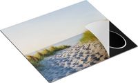 Chefcare Inductie Beschermer Voetpad in de Duinen met Zon - 57,6x51,6 cm - Multicolor