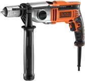 Black & Decker Schlagboormachine KR1102K-QS, 1100W, 2 snelheden, 13mm boorklem, inclusief koffer