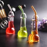 MikaMax Piemel Glas - Shotglas Penis - Cocktail Glas - Alcohol - Grappig Cadeau - Vrijgezellenfeest - Drankspel - 150 ml - 5.5 x 5.5 x 15 cm - Transparant - Glas