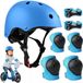 Shenzhen Haorui Industrial Technology Co., Ltd. Set de genouillères et casque de protection pour enfants - Bleu