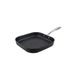 Eaziglide Neverstick 3 vierkante grillpan van aluminium en roestvrij staal in de kleur zwart, diameter: 28cm, IM1048