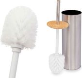 Berilo Luxe Toiletborstel in houder Steel