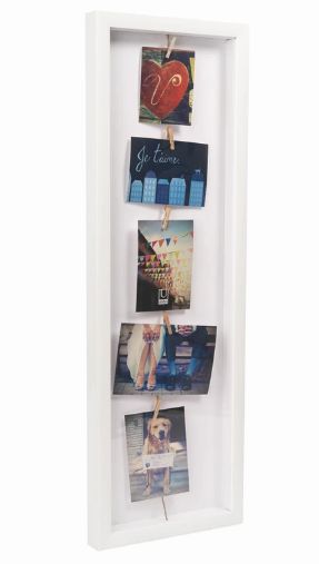 Umbra Clothesline Flip Fotolijst - Grijs - 7 Foto's - Hout - Hangend