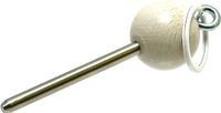Boulemaus Jeu de Boules Traceur de terrain wit V2A roestvrij staal