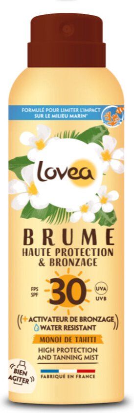 Lovea Bio Lovea High Protection & Tanning Mist Monoi de Tahiti SPF 30 - 150 ml