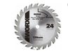 WORX Cirkelzaagblad Ø 120x9 mm WA5046, 24 tanden