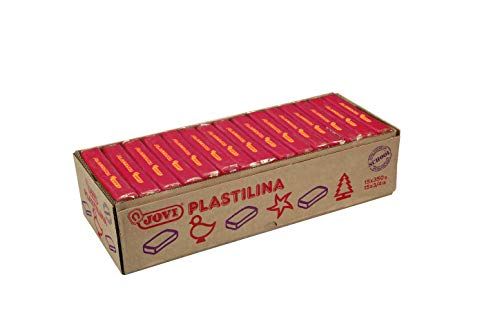 Jovi Plastilina - 15 tabletten - 350 gr - robijnrood (7206)