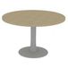 Quadrifoglio table de réunion avec plateau rond diamètre 120 cm