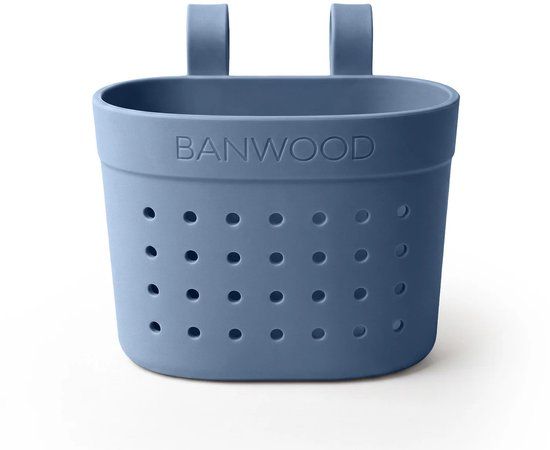 Banwood Pin & Ride basket - Fietsmandje - Deep Sea - blauw