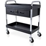 QUIRUMED Kapsalon trolley met lade en dienblad