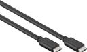 Goobay USB-C naar USB-C kabel - USB3.0 - tot 20V/3A / zwart - 1,5 meter
