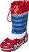 Playshoes - Kinder regenlaarzen met trekkoord - Raceauto - Rood/blauw - Maat 20