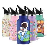 HoneyHolly Thermosfles, 350 ml, BPA-vrij, dubbelwandige vacuümfles, 18/8 roestvrij staal