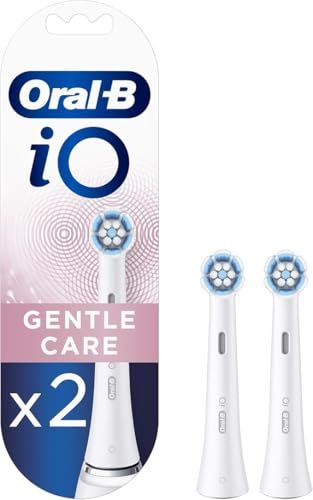 Oral-B iO Zachte reiniging, originele opzetborstels, geschikt voor gevoelig tandvlees, wit, 2 stuks