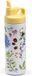 Puckator Drinkfles Thermosfles RVS - Nectar Meadow - Bijen & Wildebloemen - Wit/Lichtblauw - Flip Top - 500ml